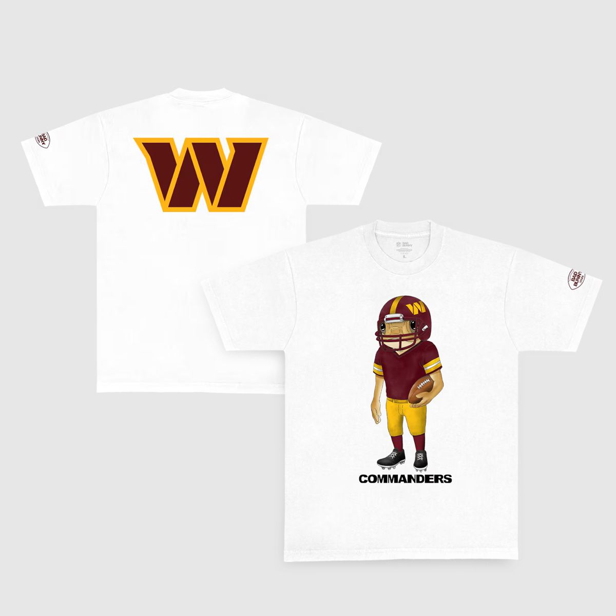 Men 2026 NFL Washington Commanders T-shirt white 001
